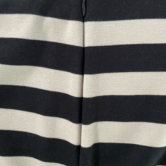 Elle Black and Red Striped Pencil Skirt - Picture 4 of 7